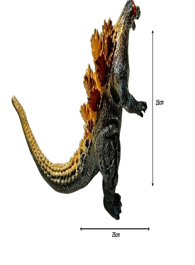 DTR Creation Godzilla Gold Dinosaur Action Figure Toy with Sound for Kids, Soft Rubber Dinosaur Toy, Collection Birthday Gifts Jurassic World Toys, Statue Toys(15 CM) - Image 2